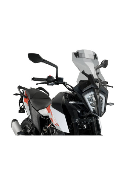 puig windshield touring visor for ktm 390 sw adventure 2024 light smoke