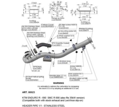 LEOVINCE GASVERTEILER-KIT GAS ES 700 22-24