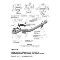 KIT COLLECTEUR LEOVINCE HUSQVARNA 701 ENDURO 21-24