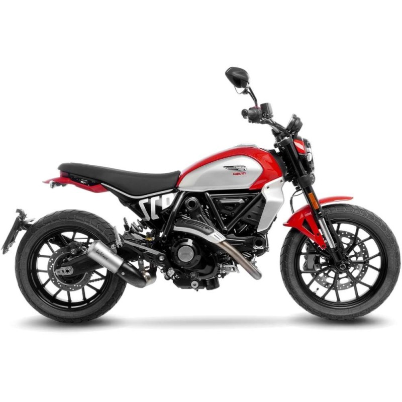 LEOVINCE-ANSCHLUSS ENTFERNT KATALYSATOR DUCATI SCRAMBLER ICON FULL T. 23-24