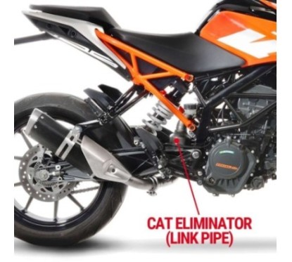 CATALIZADOR LEOVINCE ELIMINADOR MONTAJE KTM DUKE 125 17-20