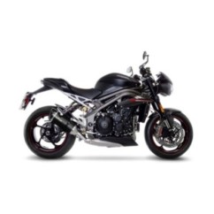 ESCAPE COMPLETO LEOVINCE FACTORY S FIBRA DE CARBONO TRIUMPH SPEED TRIPLE 1050 RS 2019 FIBRA DE CARBONO