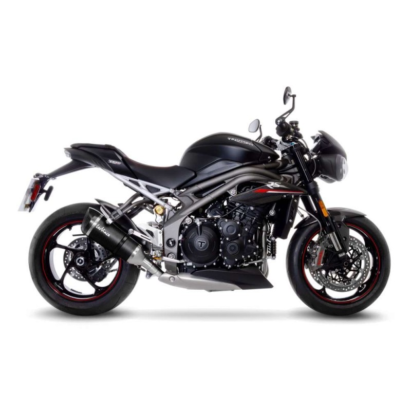 ESCAPE COMPLETO LEOVINCE FACTORY S FIBRA DE CARBONO TRIUMPH SPEED TRIPLE 1050 RS 2019 FIBRA DE CARBONO