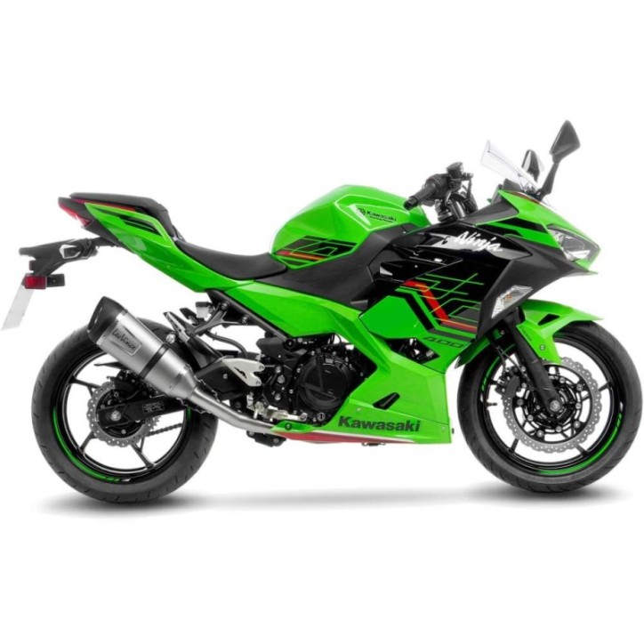 POT D'ECHAPPEMENT COMPLET LEOVINCE FACTORY S POUR KAWASAKI NINJA 400 18-23 ACIER INOXYDABLE