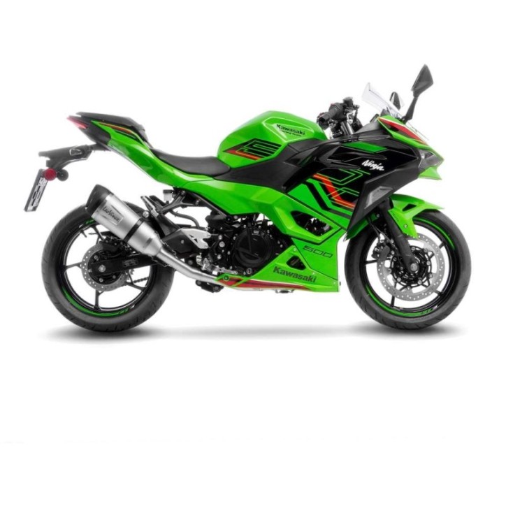 POT D'ECHAPPEMENT COMPLET LEOVINCE FACTORY S POUR KAWASAKI NINJA 500 2024 ACIER INOXYDABLE