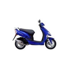 ESCAPE COMPLETO LEOVINCE HECHO A MANO TT KYMCO VITALITY 50 07-08 ALUMINIO