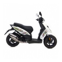 POT D'ECHAPPEMENT COMPLET LEOVINCE FAIT MAIN TT PIAGGIO TYPHOON 50 2009 ALUMINIUM