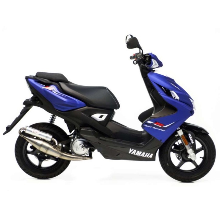 LEOVINCE VOLLSTANDIGER AUSPUFF HANDGEFERTIGT TT FUR YAMAHA AEROX 50 KAT 04-12 ALUMINIUM