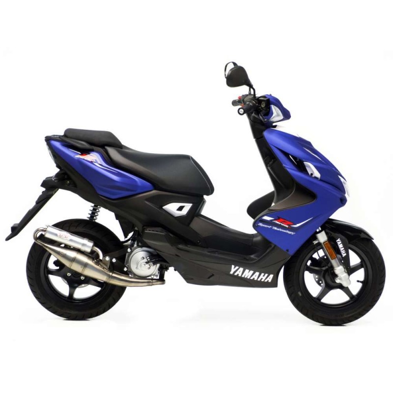 ESCAPE COMPLETO LEOVINCE HECHO A MANO TT YAMAHA AEROX 50 R NAKED 13-20 ALUMINIO