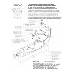 LEOVINCE SCARICO COMPLETO SITO PEUGEOT KISBEE 11-15 ACCIAIO