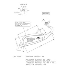 LEOVINCE FULL EXHAUST SITOPLUS APRILIA MOJITO 50 2004 STEEL