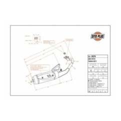 ESCAPE COMPLETO LEOVINCE SITOPLUS MBK OVETTO 50 2 tiempos 02-12 ACERO