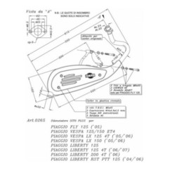 LEOVINCE SCARICO COMPLETO SITOPLUS PIAGGIO FLY 125 2005 ACCIAIO