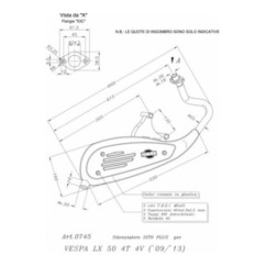 LEOVINCE SCARICO COMPLETO SITOPLUS PIAGGIO VESPA LX 50 4T 4 VALVES 09-11 ACCIAIO