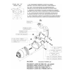 LEOVINCE SCARICO COMPLETO TOURING PEUGEOT KISBEE 11-15 ACCIAIO