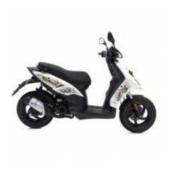 ESCAPE COMPLETO LEOVINCE TOURING PIAGGIO TYPHOON 50 02-08 ACERO