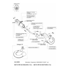 LEOVINCE FULL EXHAUST X-FIGHT BETA RR 50 ENDURO 2012 STAINLESS STEEL