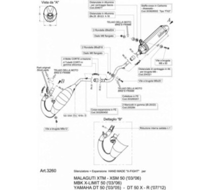 ESCAPE COMPLETO LEOVINCE X-FIGHT BLACK EDITION YAMAHA DT50 R 03-11 ACERO INOXIDABLE