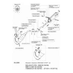 ESCAPE COMPLETO LEOVINCE X-FIGHT MBK X-LIMIT 50 03-06 ACERO INOXIDABLE