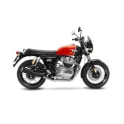 LEOVINCE TERMINALE SCARICO CLASSIC RACER BLACK EDITION ROYAL ENFIELD CONTINENTAL GT 650 21-24 ACCIAIO INOX