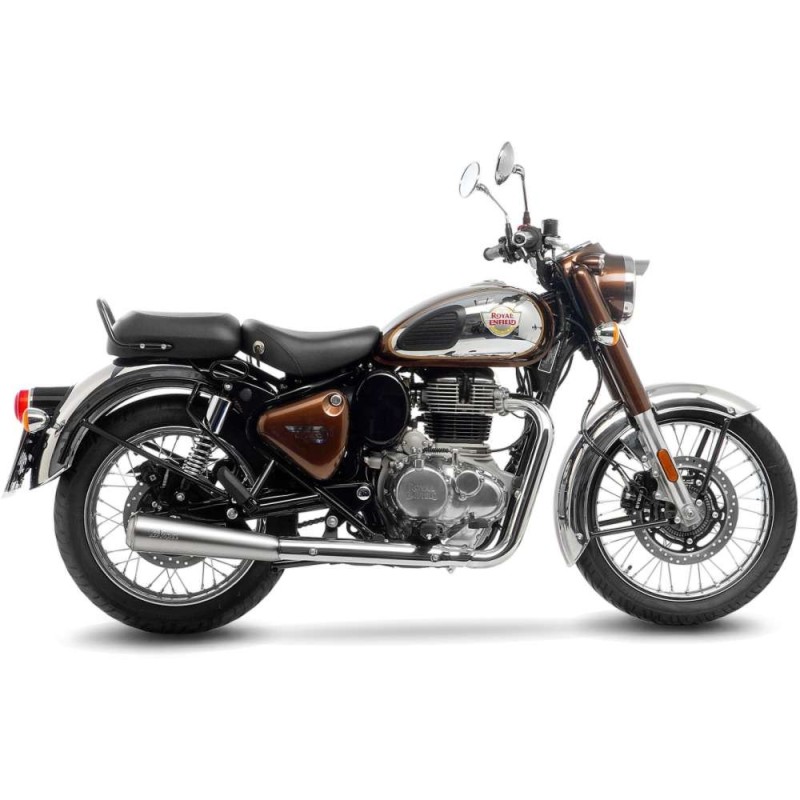 SILENCIADOR DE ESCAPE LEOVINCE CLASSIC RACER ROYAL ENFIELD CLASSIC 350 21-24 ACERO INOXIDABLE