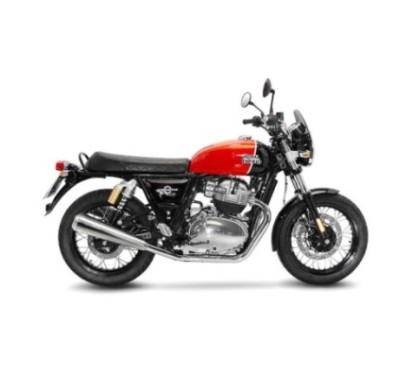 SILENCIADOR DE ESCAPE LEOVINCE CLASSIC RACER ROYAL ENFIELD INTERCEPTOR 650 19-20 ACERO INOXIDABLE