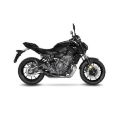 LEOVINCE AUSPUFFSPITZE AUSPUFFSCHALLDAMPFER YAMAHA MT-07 14-17 EDELSTAHL