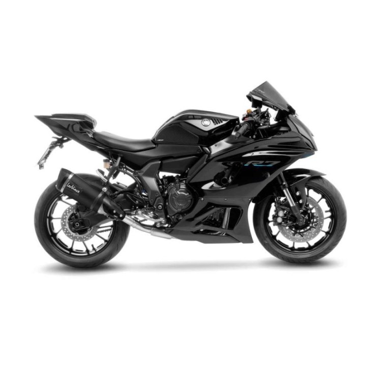 LEOVINCE TERMINALE SCARICO FACTORY S BLACK EDITION PER YAMAHA YZF-R7 22-23 INOX