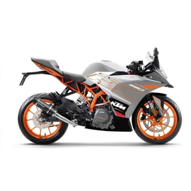 SILENCIEUX D'ECHAPPEMENT LEOVINCE GP CORSA EVO POUR KTM RC 390 17-20 INOX