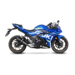 LEOVINCE TERMINALE SCARICO GP CORSA EVO SUZUKI GSX 250 R ABS 17-20 FIBRA DI CARBONIO