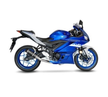 LEOVINCE AUSPUFFSCHALLDAMPFER GP CORSA EVO YAMAHA YZF-R3 19-20 KOHLENSTOFFFASER