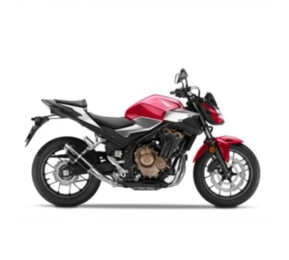 SILENCIADOR DE ESCAPE LEOVINCE GP CORSA HONDA CB500 F 22-23 FIBRA DE CARBONO