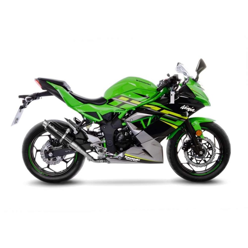 SILENCIADOR DE ESCAPE LEOVINCE GP CORSA KAWASAKI NINJA 125 19-23 FIBRA DE CARBONO