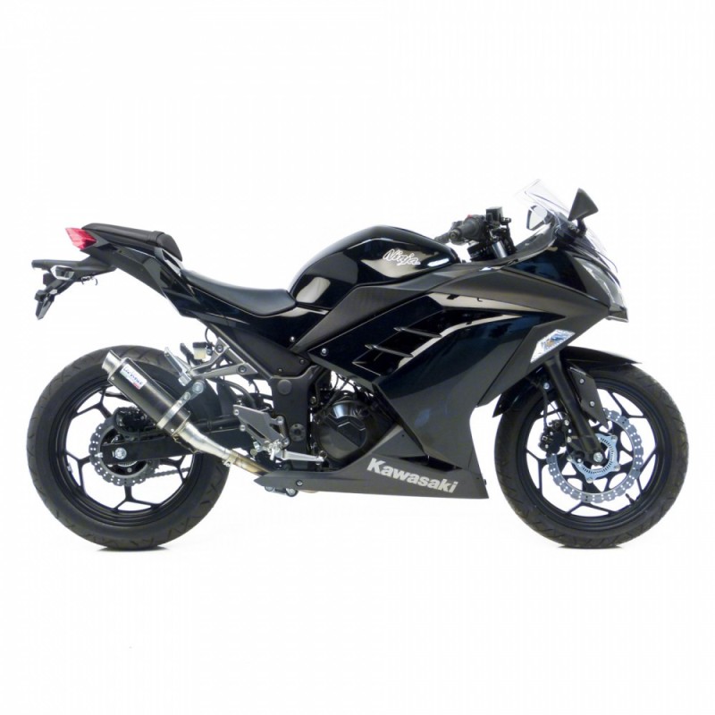 SILENCIADOR DE ESCAPE LEOVINCE GP CORSA KAWASAKI NINJA 250 R 13-16 FIBRA DE CARBONO