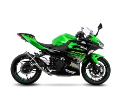 SILENCIADOR DE ESCAPE LEOVINCE GP CORSA KAWASAKI NINJA 400 18-23 FIBRA DE CARBONO