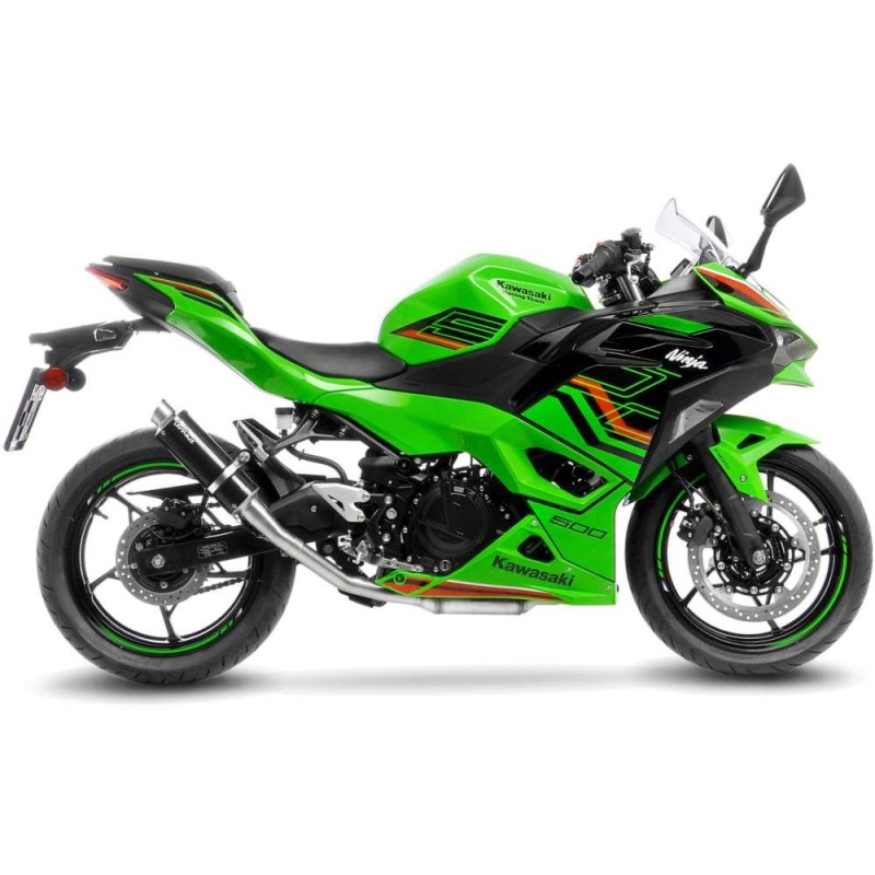 SILENCIADOR DE ESCAPE LEOVINCE GP CORSA KAWASAKI NINJA 500 2024 FIBRA DE CARBONO