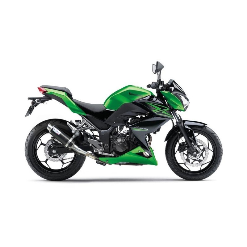 SILENCIADOR DE ESCAPE LEOVINCE GP CORSA KAWASAKI Z300 ABS 15-16 FIBRA DE CARBONO