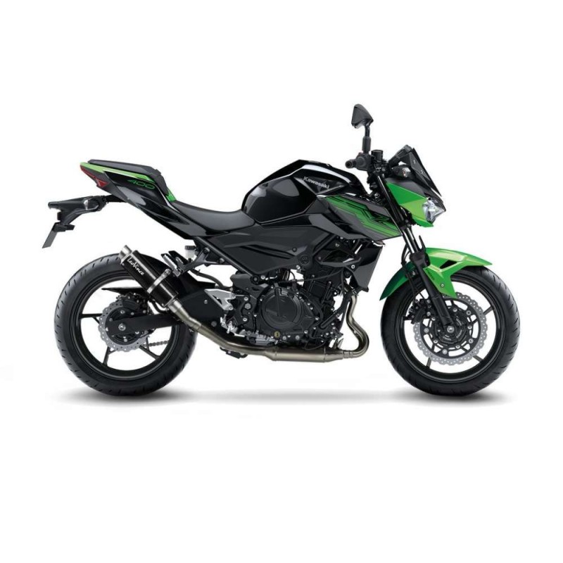 SILENCIADOR DE ESCAPE LEOVINCE GP CORSA KAWASAKI Z400 19-23 FIBRA DE CARBONO