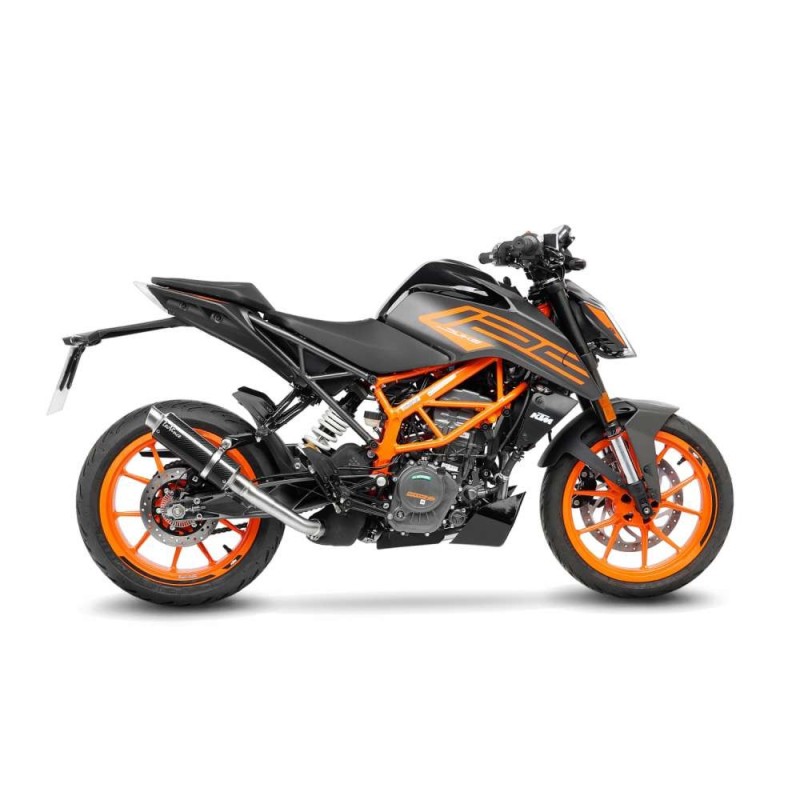 LEOVINCE TERMINALE SCARICO GP CORSA KTM DUKE 125 21-23 FIBRA DI CARBONIO