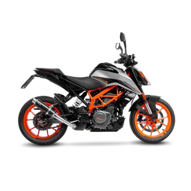 SILENCIEUX D'ECHAPPEMENT LEOVINCE GP CORSA POUR KTM DUKE 390 21-23 CARBONE