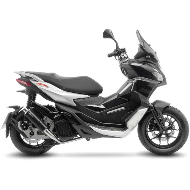 SILENCIADOR DE ESCAPE LEOVINCE GP CORSA MATE APRILIA SR125 GT SPORT 22-24 FIBRA DE CARBONO