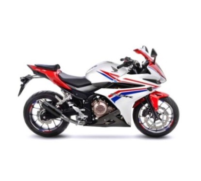 SILENCIADOR DE ESCAPE LEOVINCE GP CORSA MATE HONDA CBR500 R 16-18 FIBRA DE CARBONO