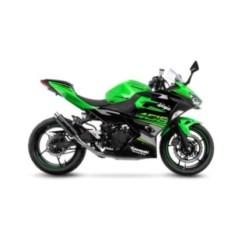 LEOVINCE TERMINALE SCARICO GP CORSA MATTE KAWASAKI NINJA 400 18-23 FIBRA DI CARBONIO