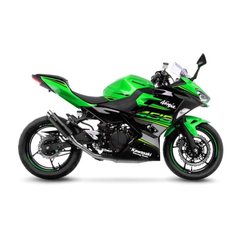 ESCAPE LEOVINCE GP CORSA MATE KAWASAKI NINJA 400 18-23 FIBRA DE CARBONO