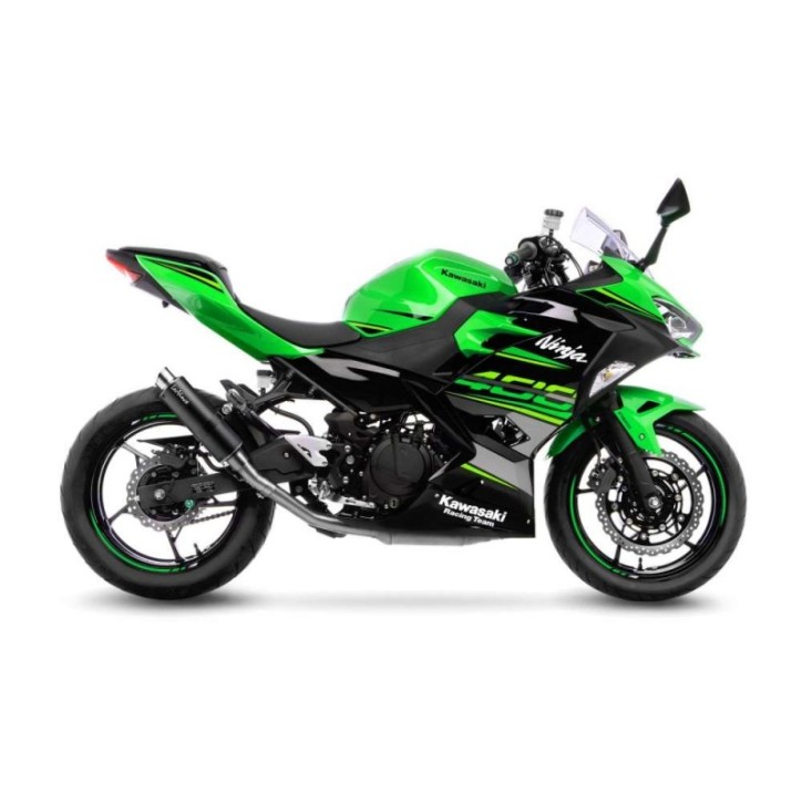 ESCAPE LEOVINCE GP CORSA MATE PARA KAWASAKI NINJA 400 18-23 CARBONO