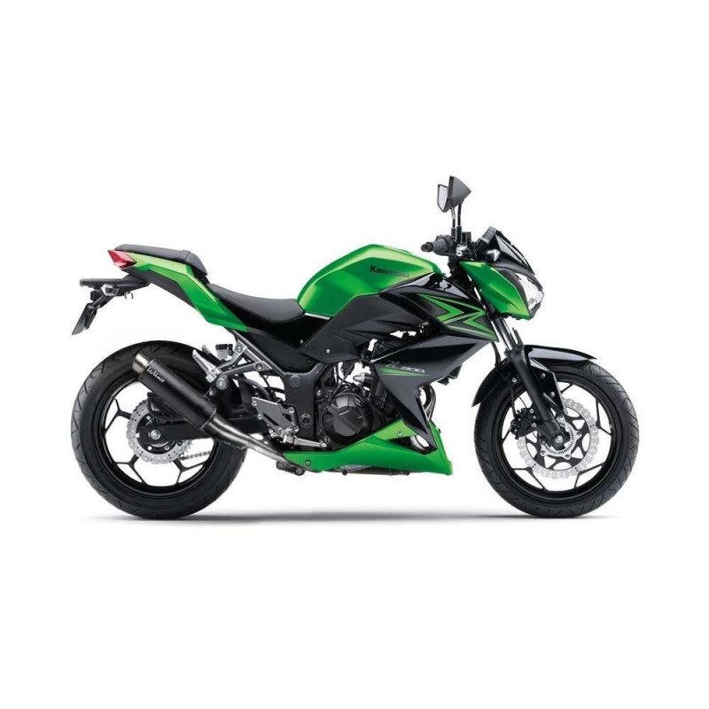 SILENCIADOR DE ESCAPE LEOVINCE GP CORSA MATE KAWASAKI Z300 ABS 15-16 FIBRA DE CARBONO