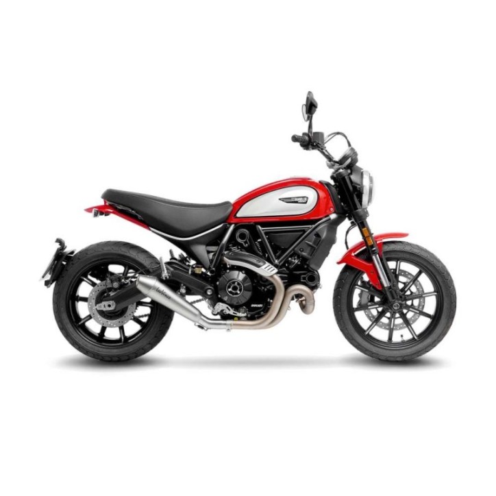 SILENCIEUX D'ECHAPPEMENT LEOVINCE GP STYLE POUR DUCATI SCRAMBLER ICON 21-22 ACIER INOXYDABLE