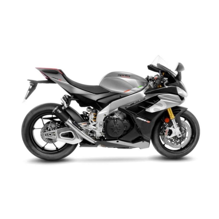 ESCAPE LEOVINCE LV CORSA BLACK EDITION PARA APRILIA RSV4 1100/FACTORY 21-24 INOX