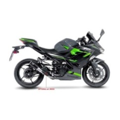 SILENCIADOR DE ESCAPE LEOVINCE LV CORSA BLACK EDITION KAWASAKI NINJA 400 18-23 ACERO INOXIDABLE