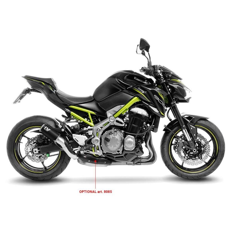 ESCAPE LEOVINCE LV CORSA EDICION NEGRA KAWASAKI Z900 17-19 ACERO INOXIDABLE